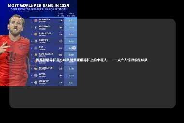 俄罗斯世界杯最小球队俄罗斯世界杯上的小巨人——一支令人惊叹的足球队